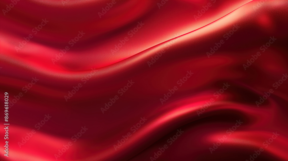 Wall mural Luxurious Red Silk Background