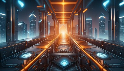 Blockchain technology background. Cryptocurrency fintech block chain network and programming concept. Abstract Segwit