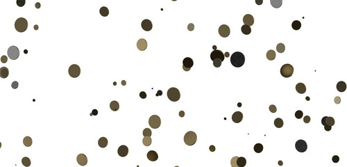 Euphoric Eruption: Magnificent 3D Illustration Showcasing Bursting gold Confetti