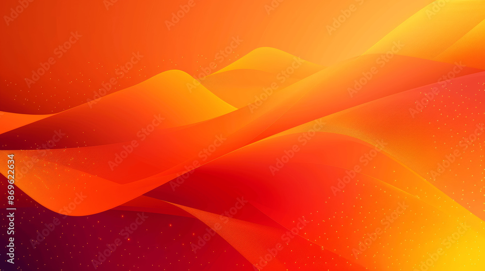 Poster abstract minimalist orange red background with geometric shapes and gradients for modern design