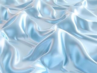 Obraz premium abstract background with silky waves lines textured fabric flowing movement