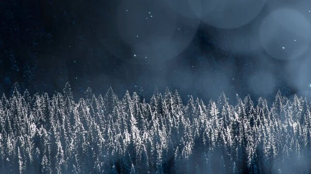 Fr&ouml;hlicher Weihnachtsgru&szlig; mit Glitzer und Bokeh