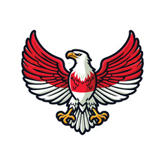 Obraz premium indonesia independence day doodle line drawing vector illustration