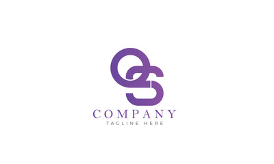 QS logo, Branding logo, Letter logo, Clothing logo