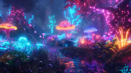 Neon Wilderness: Virtual Nature