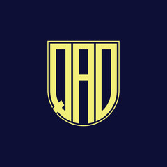 qad letter logo design