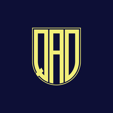 qad letter logo design