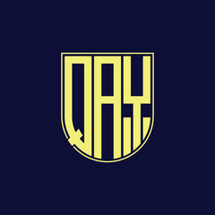 qay letter logo design