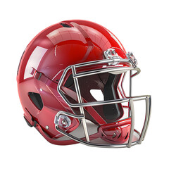 Fototapeta premium High-quality football helmet on transparent background.