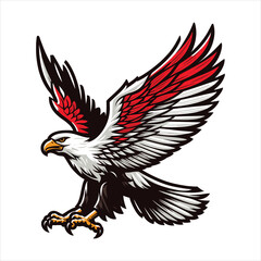 Obraz premium indonesia independence day doodle line drawing vector illustration