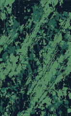Obraz premium Green grunge background. The texture of blotches, stains, streaks of paint