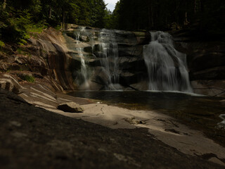 Mumlawsky wodospad , Czechy  okolice Harrachov © Jarekfoto