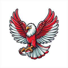 Obraz premium indonesia independence day doodle line drawing vector illustration