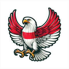 Obraz premium indonesia independence day doodle line drawing vector illustration