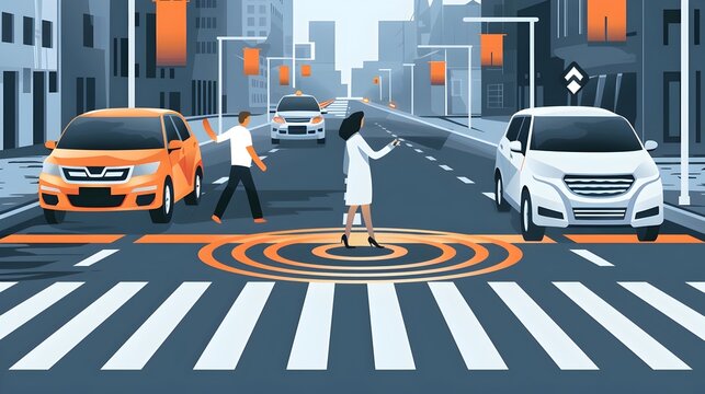 Radar Technology Detecting Pedestrians for Enhanced Urban Safety and Collision Avoidance