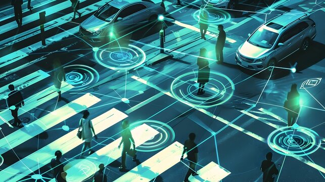 Radar Detecting Pedestrians for Collision Avoidance and Safety on Roads