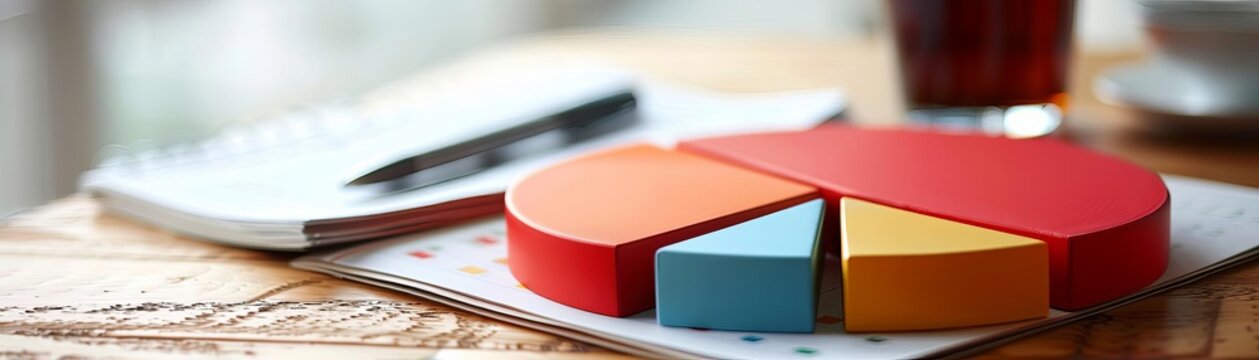 Detailed pie chart showing diversified investment portfolio, Portfolio, Asset Diversification