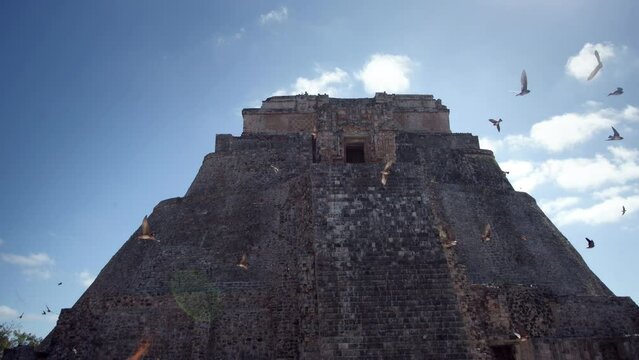 mayan ruins at uxmal, mexico