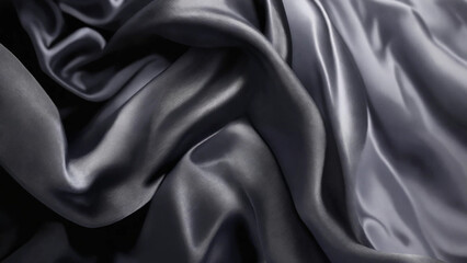 Fototapeta premium Abstract background luxury cloth or liquid wave or wavy folds of grunge silk texture satin velvet ,16:9 with copy space, 300 dpi