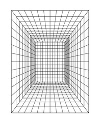 One Point Perspective Grid Vector ,One Room Perspective Grid Overlay SVG ,Transparent Perspective Grid Vector for One Room Design