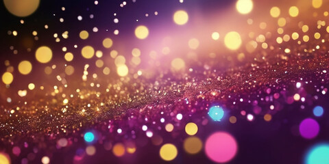 Obraz premium Glitter abstract bokeh background