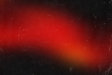 Abstract red overlay color gradient, modern blurred background film grain texture. Trendy overlay gradient grainy scratches texture for your graphic design