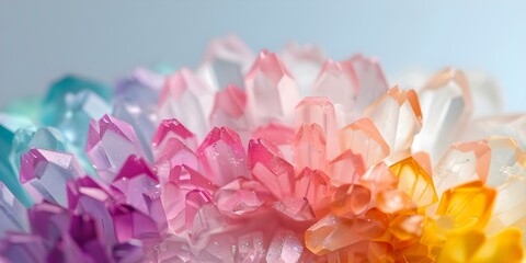 Creating joyful and happy art with colorful mineral flowers. Concept Colorful Art, Mineral Flowers, Joyful Creations, Artistic Photography, Vibrant Aesthetics