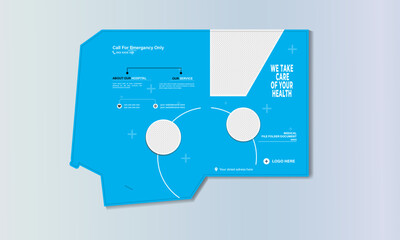 Professional creative Luxury corporate presentation Document Folders for your business, Medical file folder, presentation folder template, cover design for folder, Doctor file folder deign.