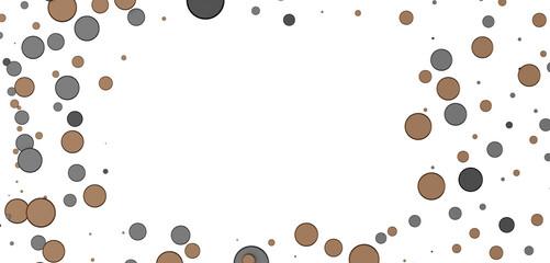 Multicolor confetti abstract background with a lot of falling pieces, isolated on a white background. Festive decorative tinsel element for design