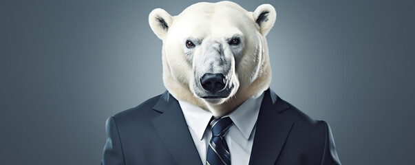 A Polar Bear in a Suit
