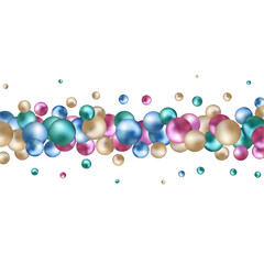 Colored abstract balls. Festive background. eps 10