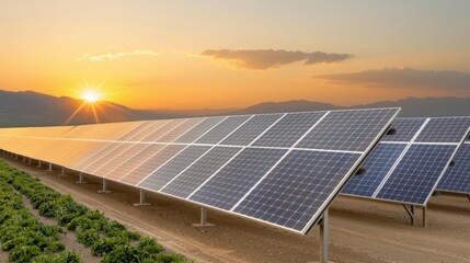 Disruptive photovoltaic innovation enhancing rooftop solar power systems and large solar farms for sustainable energy.