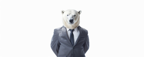 A Polar Bear in a Suit