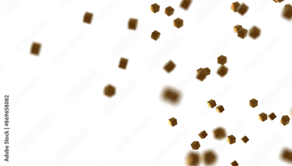 Poster abstract lines with dots over dark background.