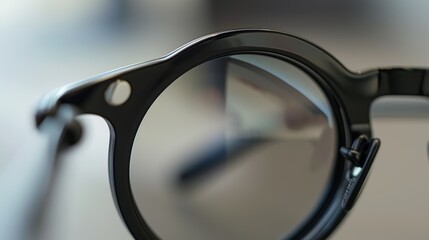 The touchpad on the side of the frames is surrounded by a soft rubber material for comfortable use and control.