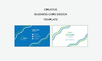 creative individual modern business card layout and classic professional business card design.