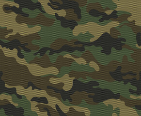 Fototapeta premium abstract military camouflage seamless vector illustration for print