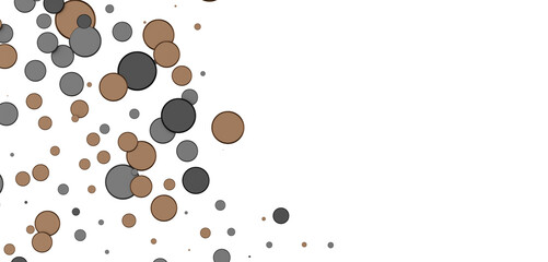  Multicolored confetti on white