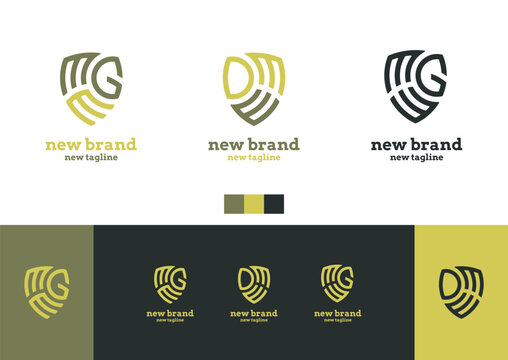 DMW MMG MWG LOGO CONCEPT and variation