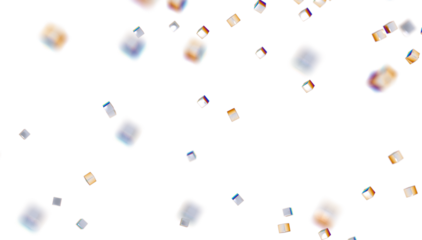 Digital cyberspace with particles and Digital data network connections concept.