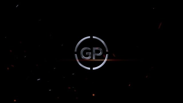 GP Animation Logo, Gp pg 3D Letter Logo Animation Effects