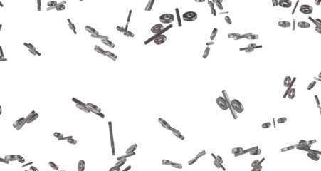 sale digital percent in transparent