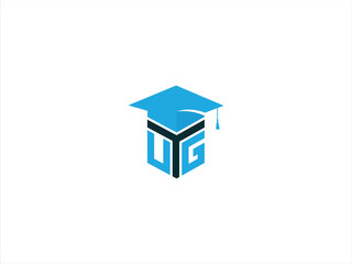 Vector Education Logo Template with cap. 