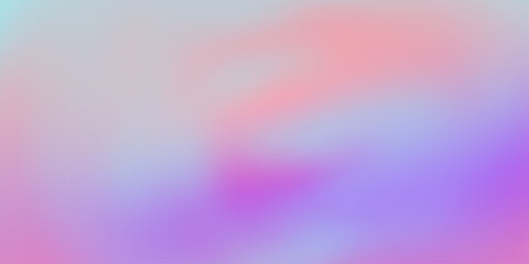 Abstract color vector banner. Blurred light fresh gradient background. Pastel pink, blue, lilac smooth spots. Neutral Liquid stains poster with place for your text. Vector gentle backdrop illustration