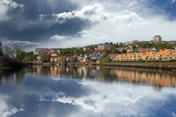 River Nidelva in Trondheim, Norway