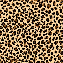 Fototapeta premium leopard background vector print cat spots trendy animal pattern