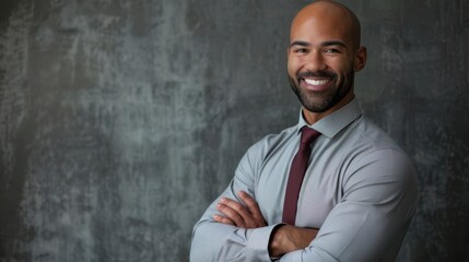 The confident businessman portrait