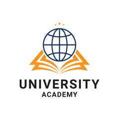 university academy logo design concept idea