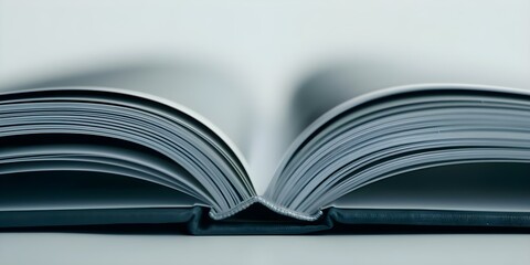 A narrative portraying a brands story history or origins in a book. Concept "The Legacy Unfolded, A Journey Through the History and Origins of our Beloved Brand"