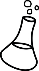 Hand-Drawn Science Beaker